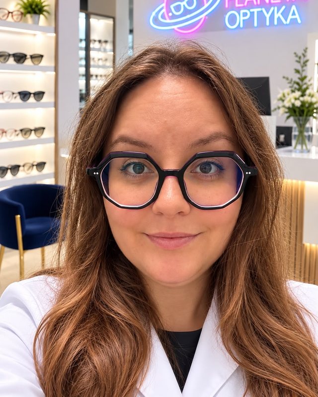 mgr Ewa Raczmańska, optometrystka i ortoptystka Planeta Optyka