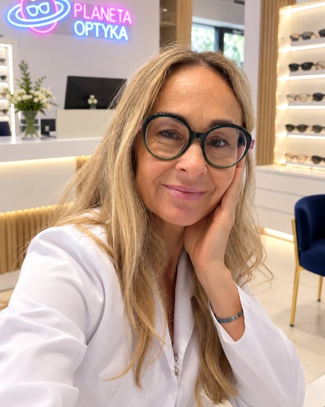 mgr Maja Michalak, optometrystka Planeta Optyka