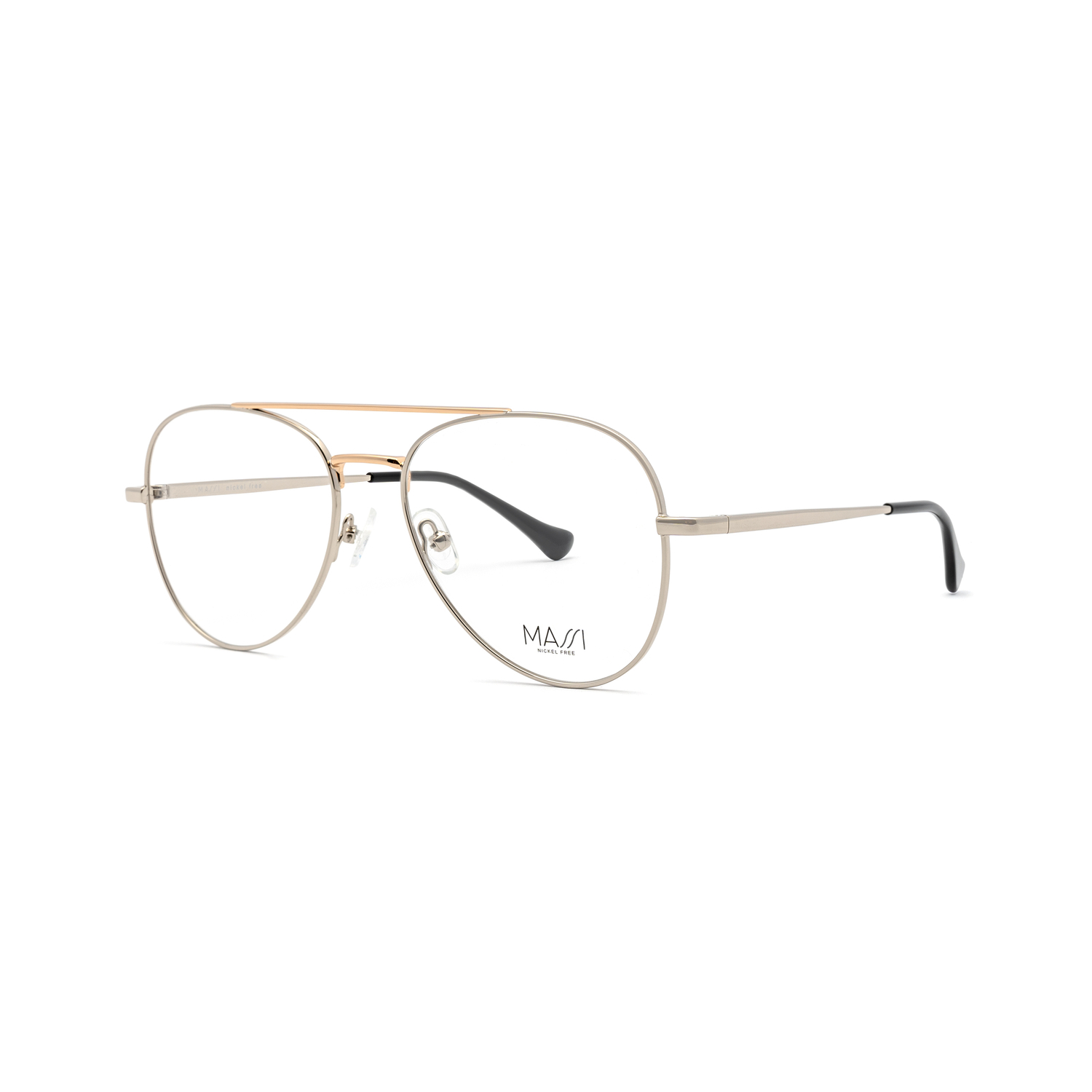 Okulary korekcyjne Massi Eyewear TEEN 18 GOLD SILVER